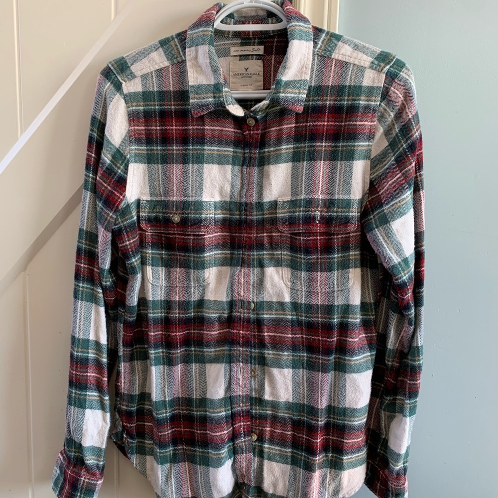 American Eagle Flannel Plaid
